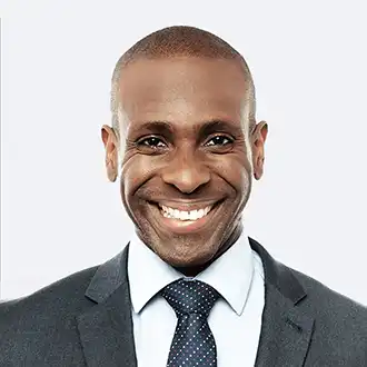 Smiling medical professional