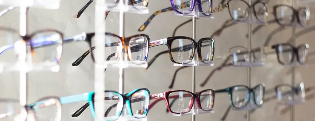 Display of eyeglasses